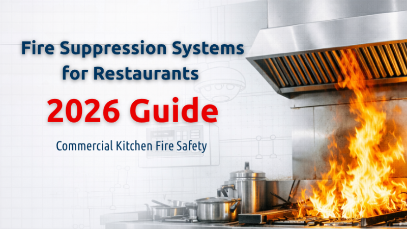 Fire Suppression Systems for Restaurants (2026) | Commercial Kitchen Fire Safety Guide 