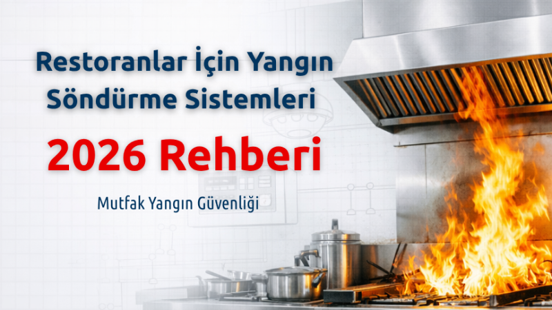 Restoranlar İçin Yangın Söndürme Sistemleri (2026) | Mutfak Yangın Güvenliği Rehberi
